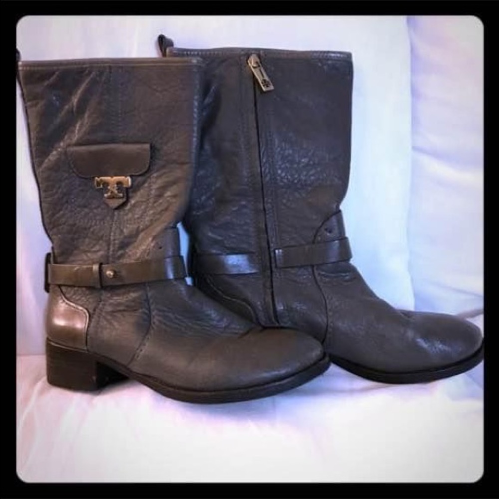 Tory Burch boots dark army green size 8.5 - Picture 3 of 3
